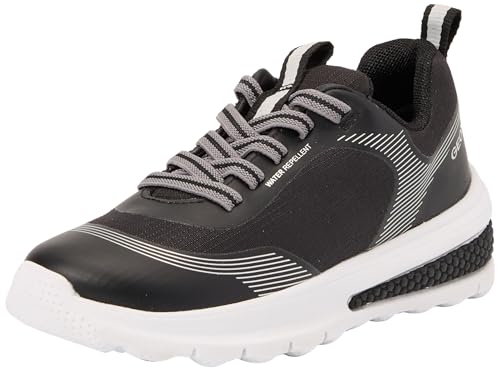 Geox J ACTIVART Boy ABX A Sneaker, Schwarz, 38 EU von Geox
