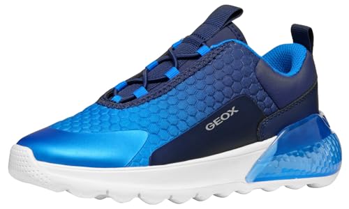 Geox Jungen J Activart Illuminus Sneaker, Navy Sky, 25 EU von Geox