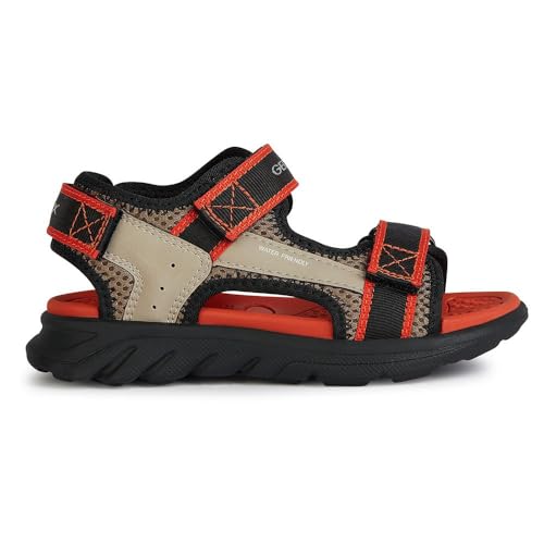 Geox J AIRADYUM BO Sandal, DK BEIGE/RED, 26 EU von Geox