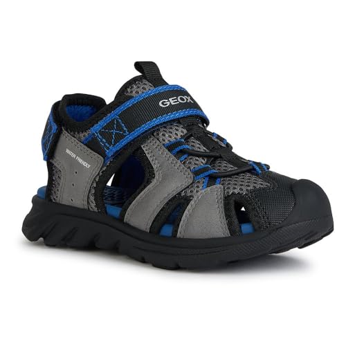 Geox J AIRADYUM BO Sandal, Grey/ROYAL, 39 EU von Geox