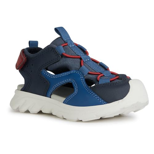 Geox J AIRADYUM BO Sandal, Navy/RED, 28 EU von Geox