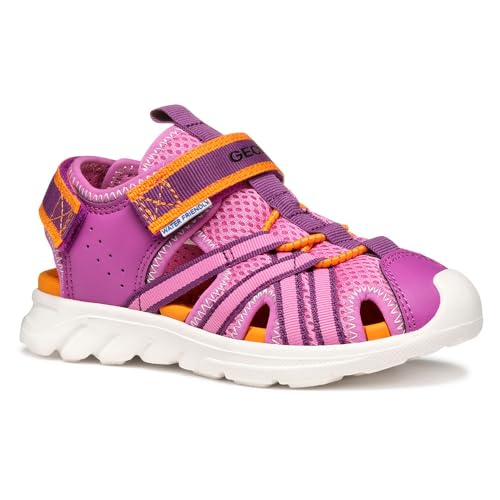 Geox J AIRADYUM GI Sandal, Fuchsia/Orange, 32 EU Geox J AIRADYUM GI Sandal, Fuchsia/Orange, 32 EU von Geox