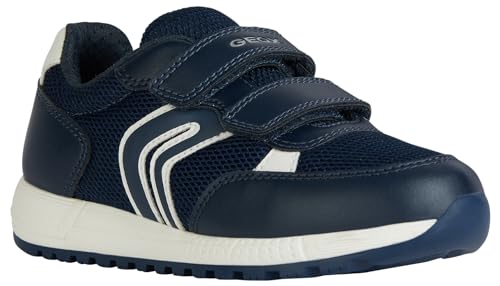 Geox J ALBEN Boy C Sneaker, Navy/White, 39 EU von Geox