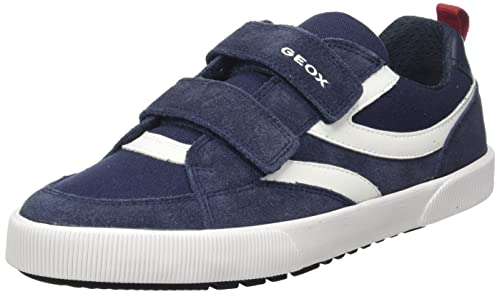 Geox J ALPHABEET Boy Sneaker, Navy/White, 32 EU von Geox