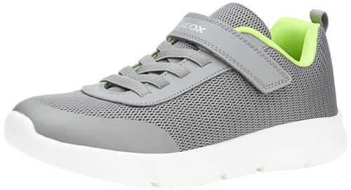 Geox J ARIL Boy D Sneaker, Grey, 34 EU von Geox