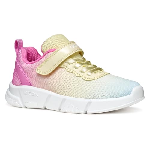 Geox J ARIL Girl B Sneaker, Multicolor, 32 EU von Geox