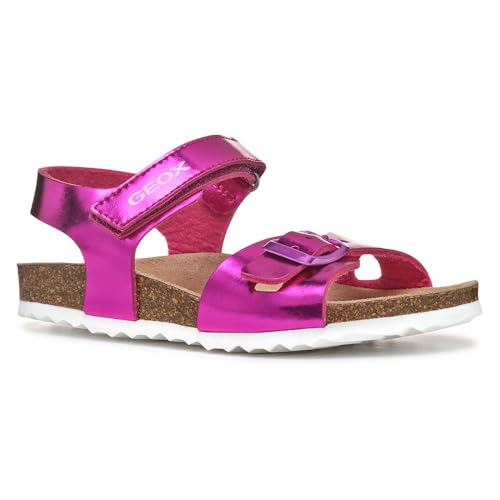 Geox J Adriel Girl C Sandal, Fuchsia, 29 EU von Geox