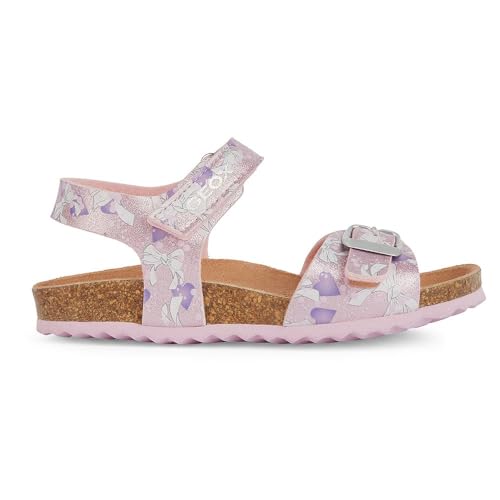 Geox J Adriel Girl C Sandal, PINK/Lilac, 34 EU von Geox