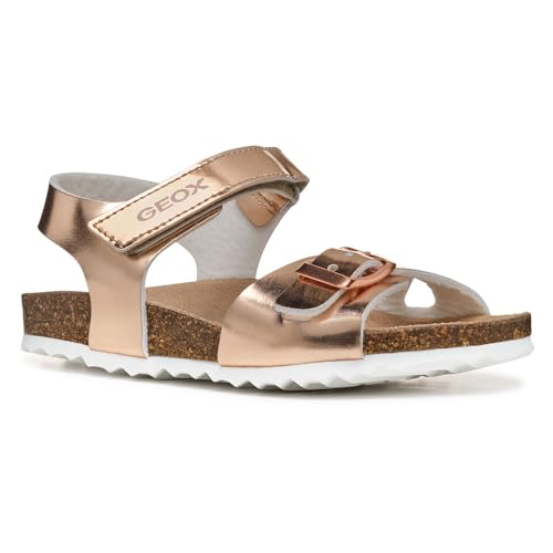 Geox J Adriel Girl C Sandal, Rose Gold, 24 EU von Geox
