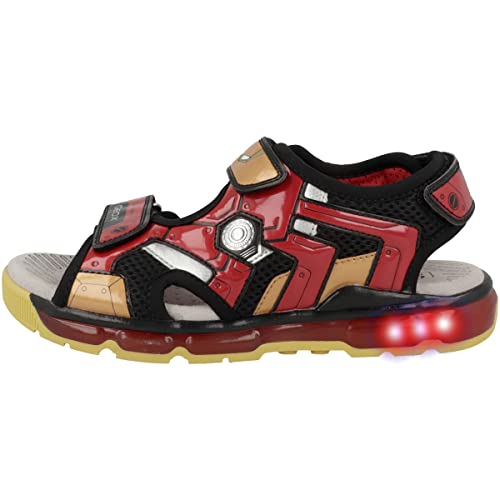 Geox J Android Boy Sandal, Black/RED, 29 EU von Geox