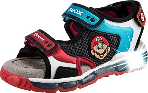 Geox Jungen J Android Boy Sandalen, Black Sky, 29 EU von Geox