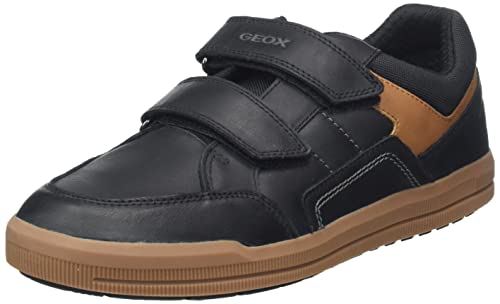 Geox J Arzach Boy Sneaker,Schwarz Brown,35 EU von Geox