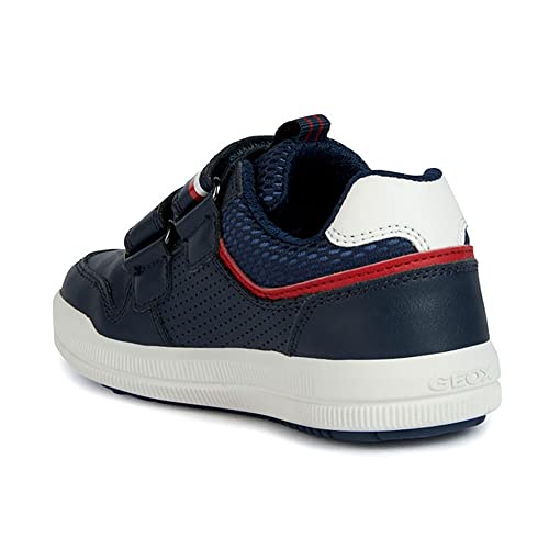 Geox J Arzach Boy Sneaker, Navy/RED, 24 EU von Geox