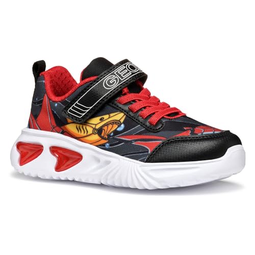 Geox J Assister Boy B Sneaker, Black/Yellow, 31 EU Geox J Assister Boy B Sneaker, Black/Yellow, 31 EU von Geox