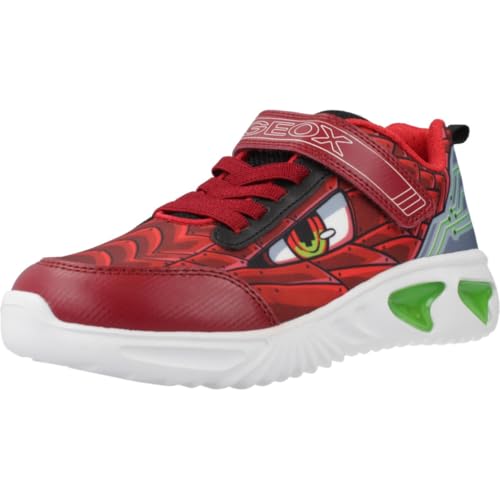 Geox J Assister Boy B Sneaker, DK RED, 24 EU Geox J Assister Boy B Sneaker, DK RED, 24 EU von Geox