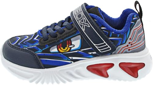 Geox J Assister Boy B Sneaker, Navy/ROYAL, 36 EU von Geox