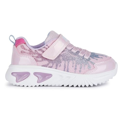 Geox J Assister Girl C Sneaker, PINK/Sky, 30 EU von Geox