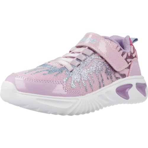 Geox J Assister Girl C Sneaker, PINK/Sky, 35 EU von Geox