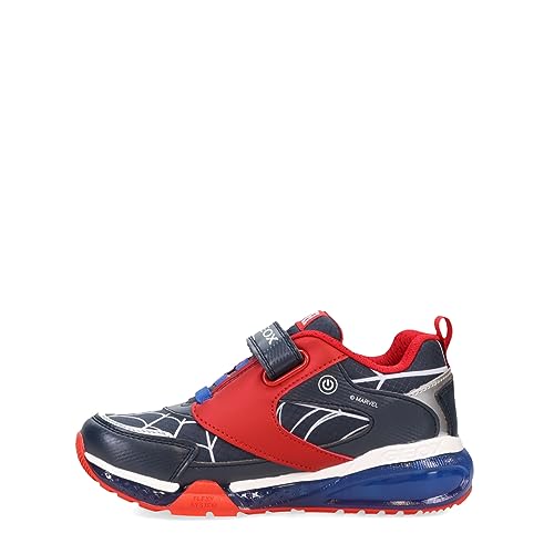 Geox J BAYONYC Boy Sneaker, Royal Red B, 33 EU von Geox