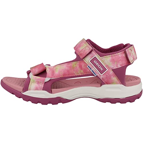 Geox J BOREALIS GIRL Sandal, CYCLAMEN/LT CORAL, 29 EU von Geox
