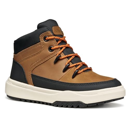 Geox J BUNSHEE Boy B ABX Ankle Boot, Light Brown, 32 EU von Geox