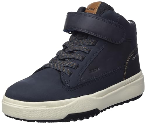 Geox J BUNSHEE Boy B ABX Ankle Boot, Navy/Black, 36 EU von Geox