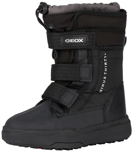 Geox J BUNSHEE PG Boy B A Ankle Boot, Black/DK Grey, 29 EU von Geox