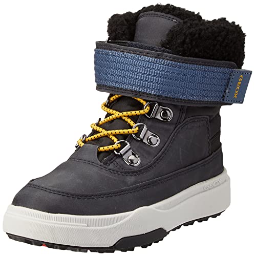 Geox Jungen J Bunshee Pg Boy B A Stiefeletten, Navy Black, 34 EU von Geox