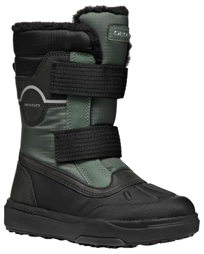 Geox J BUNSHEE PG Boy B A Snow Boot, DK Green/Black, 33 EU Geox J BUNSHEE PG Boy B A Snow Boot, DK Green/Black, 33 EU von Geox