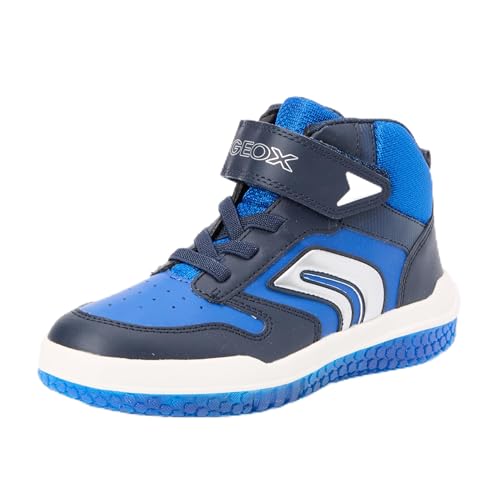 Geox J BUZZERLIGHT Boy A Sneaker, Navy/ROYAL, 25 EU von Geox