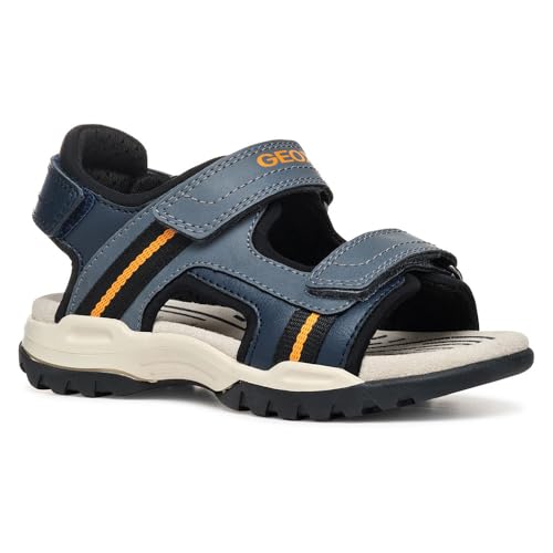 Geox J Borealis Boy A Sandal, Navy/Orange, 24 EU Geox J Borealis Boy A Sandal, Navy/Orange, 24 EU von Geox
