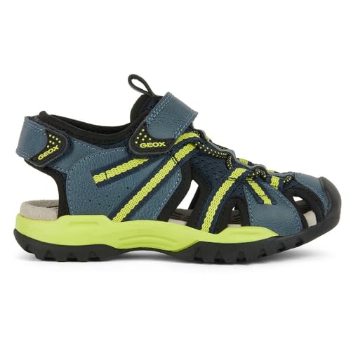 Geox J Borealis Boy B Sandal, AVIO/Lime, 26 EU von Geox