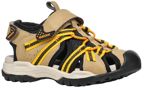 Geox J Borealis Boy B Sandal, Beige/Yellow, 41 EU Geox J Borealis Boy B Sandal, Beige/Yellow, 41 EU von Geox