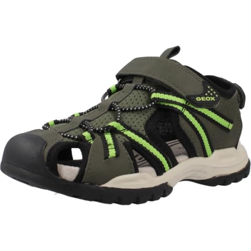 Geox J Borealis Boy B Sandal, Military/Green, 27 EU von Geox
