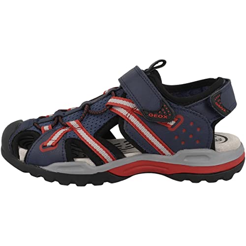 Geox J Borealis Boy Sandal, AVIO/RED, 25 EU von Geox