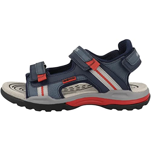 Geox J Borealis Boy Sandal, AVIO/RED, 31 EU von Geox