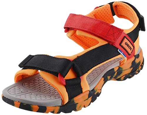 Geox J Borealis Boy Sandal, ORANGE/RED, 36 EU von Geox