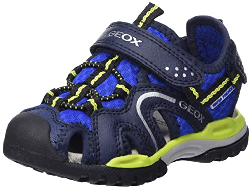 Geox J Borealis Boy Sandal, ROYAL/Lime, 38 EU von Geox