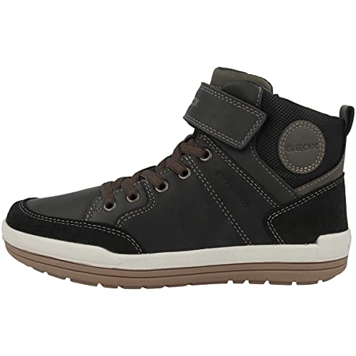 Geox Jungen J Charz Boy B Abx Sneakers, Black Military, 28 EU von Geox