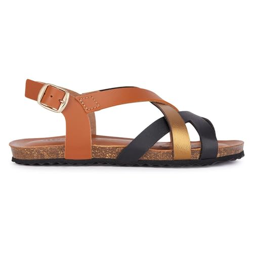 Geox J CHILENE Gir Sandal, Biscuit/Bronze, 25 EU von Geox