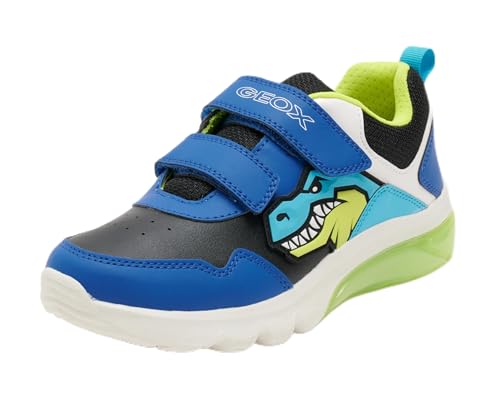 Geox J CIBERDRON Boy A Sneaker, ROYAL/LT Blue, 38 EU von Geox