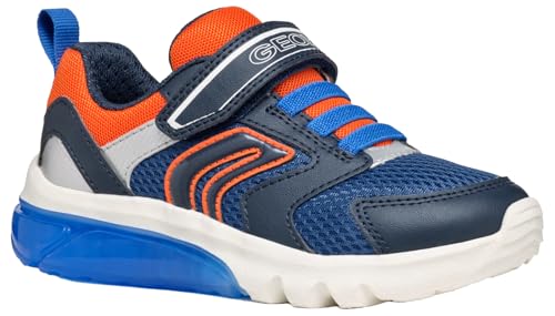 Geox J CIBERDRON Boy C Sneaker, Navy/ORANGE, 24 EU Geox J CIBERDRON Boy C Sneaker, Navy/ORANGE, 24 EU von Geox