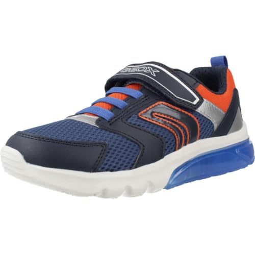 Geox J CIBERDRON Boy C Sneaker, Navy/ORANGE, 31 EU Geox J CIBERDRON Boy C Sneaker, Navy/ORANGE, 31 EU von Geox