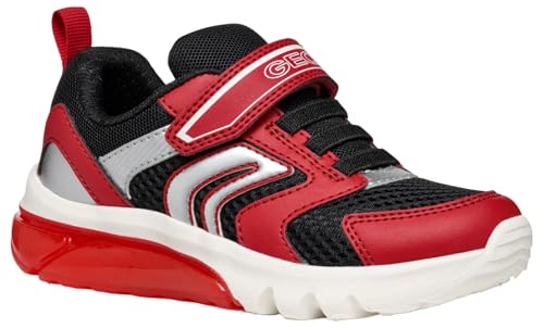 Geox J CIBERDRON Boy C Sneaker, RED/Black, 24 EU Geox J CIBERDRON Boy C Sneaker, RED/Black, 24 EU von Geox