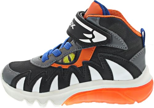 Geox J CIBERDRON Boy D Sneaker, Black/ORANGE, 27 EU Geox J CIBERDRON Boy D Sneaker, Black/ORANGE, 27 EU von Geox