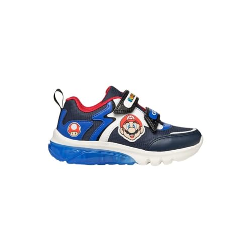 Geox J CIBERDRON Boy I Sneaker, Navy/ROYAL, 37 EU von Geox