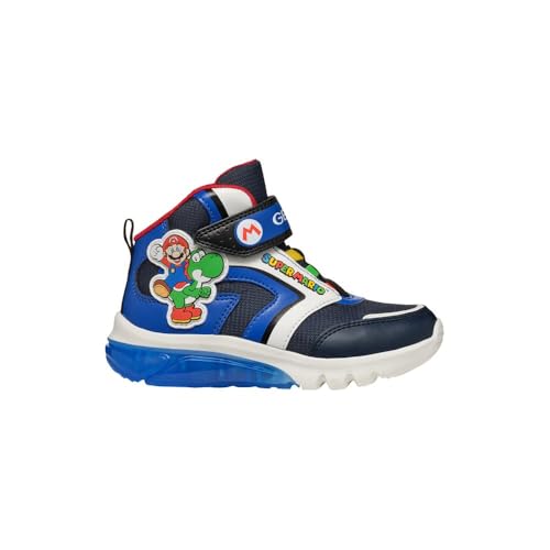 Geox J CIBERDRON Boy J Sneaker, Navy/ROYAL, 29 EU von Geox