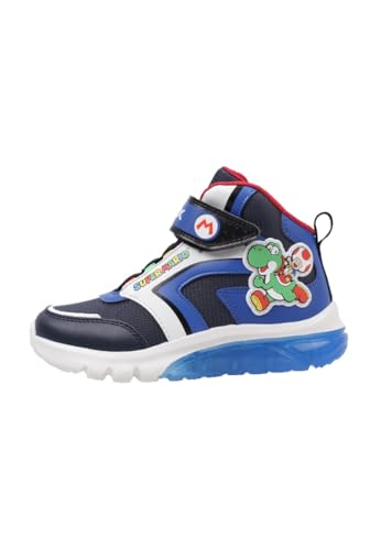 Geox JUNIOR J CIBERDRON Boy MID Easy Entry Navy/ROYAL 34_EU von Geox