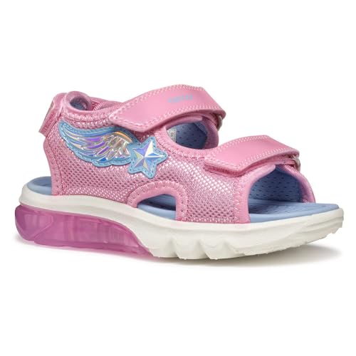 Geox J CIBERDRON G Sandal, Pink/Lt Sky, 25 EU von Geox