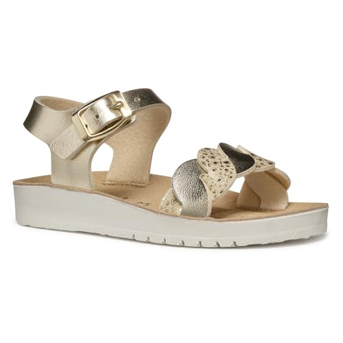 Geox J COSTAREI GI Sandal, Platinum, 31 EU Geox J COSTAREI GI Sandal, Platinum, 31 EU von Geox